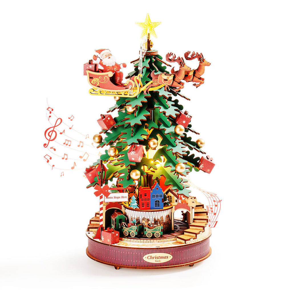 Rolife 3D Wooden Puzzle - Christmas Melody Tree AMS01
