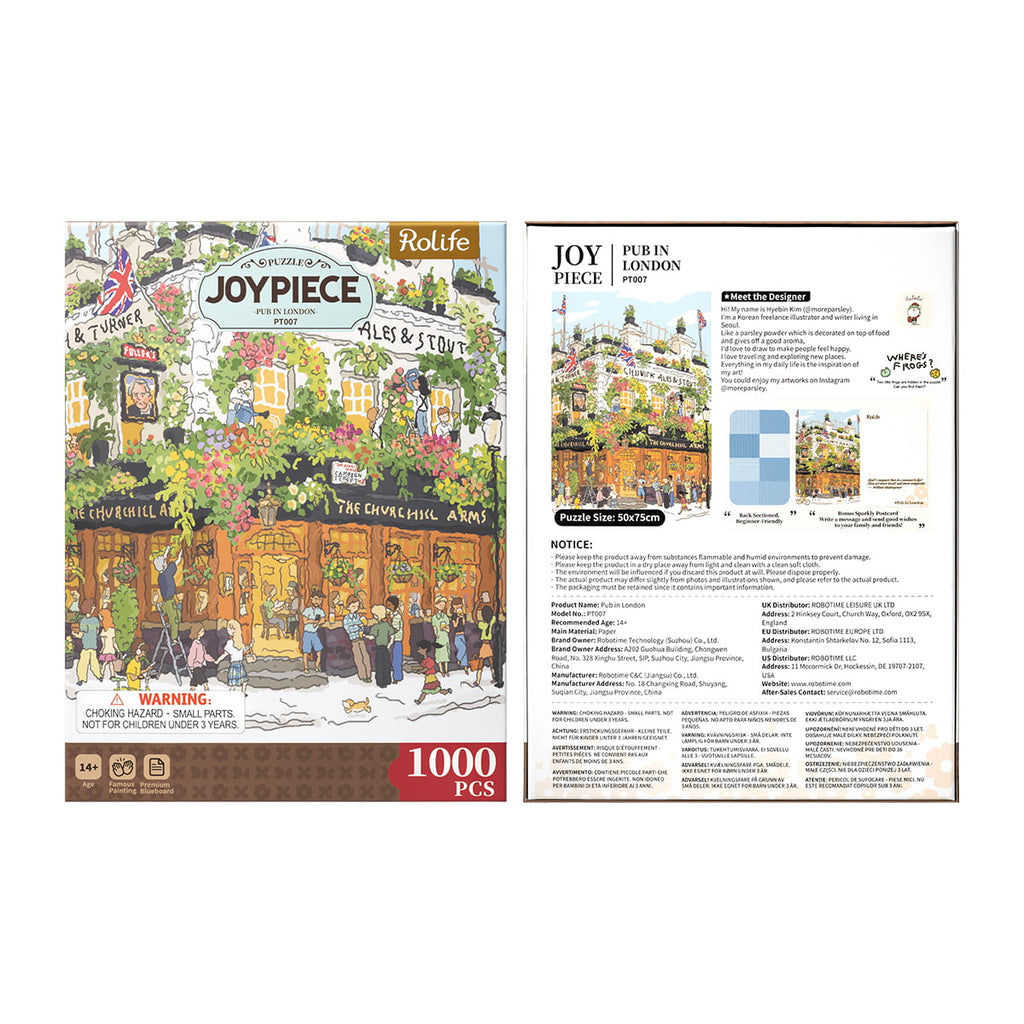 Rolife 1000 Piece Jigsaw Puzzle - Pub in London PT007