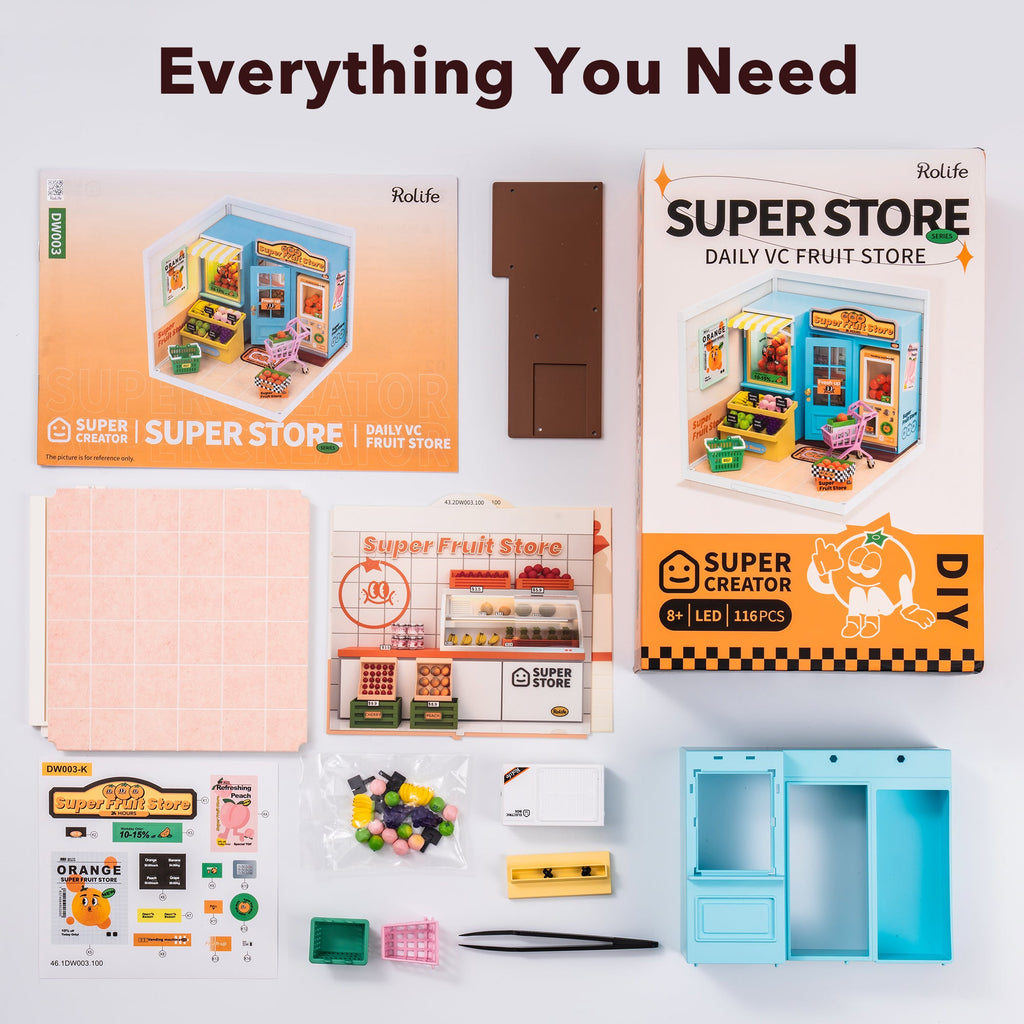 Rolife Super Fruit Store Super Creator Miniature House DW003