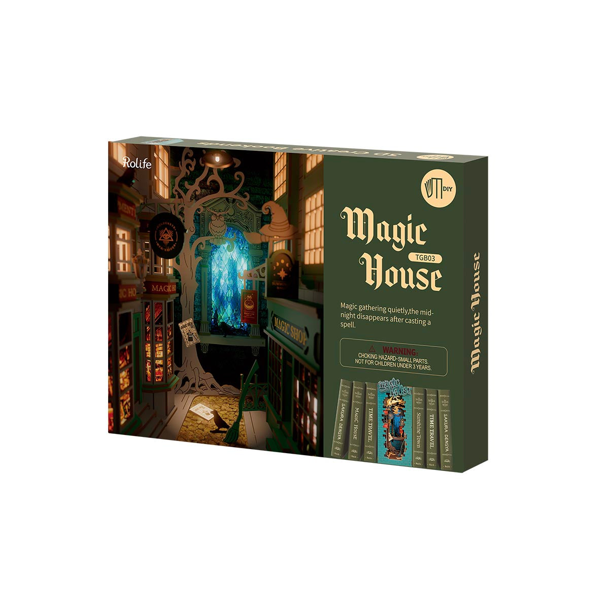 Rolife DIY Book Nook Kit  - Magic House TGB03