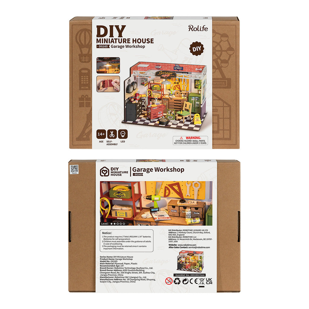 Rolife DIY Miniature House Kit - Garage Workshop  DG165