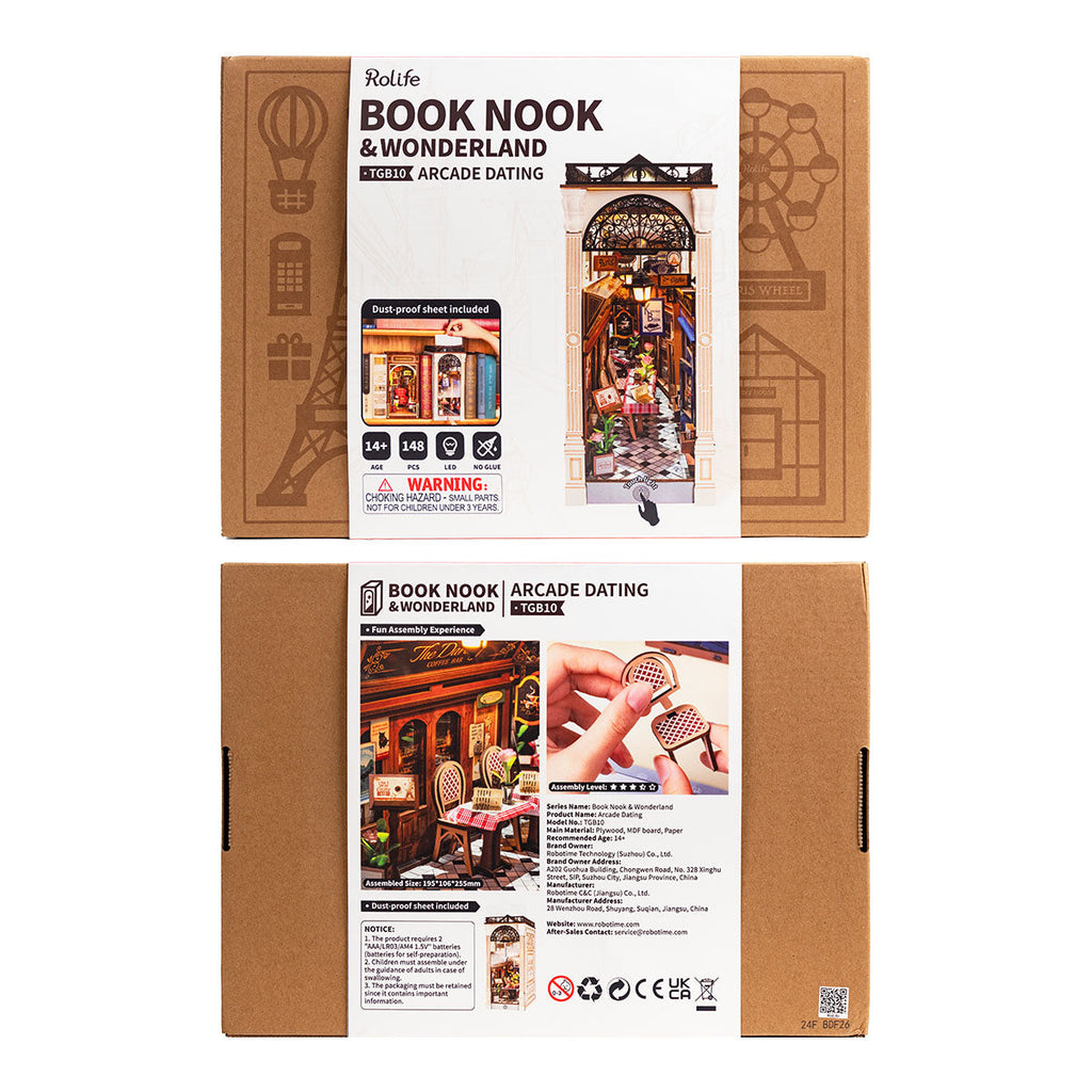 Rolife DIY Book Nook Kit - Arcade Dating TGB10