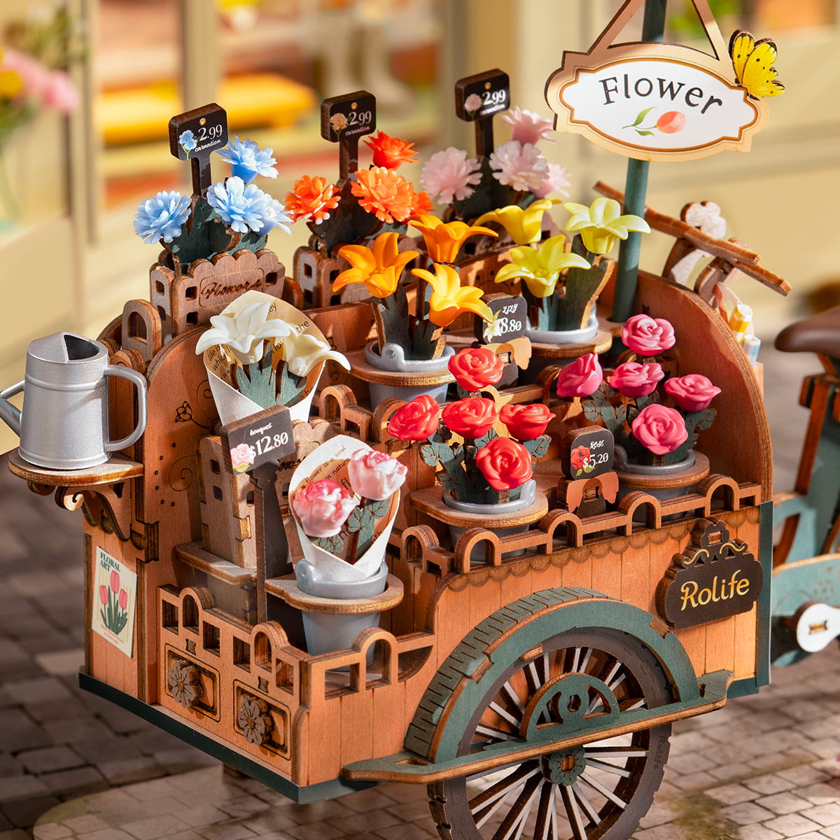 Rolife 3D Wooden Puzzle- Bloosom Cart TGS03