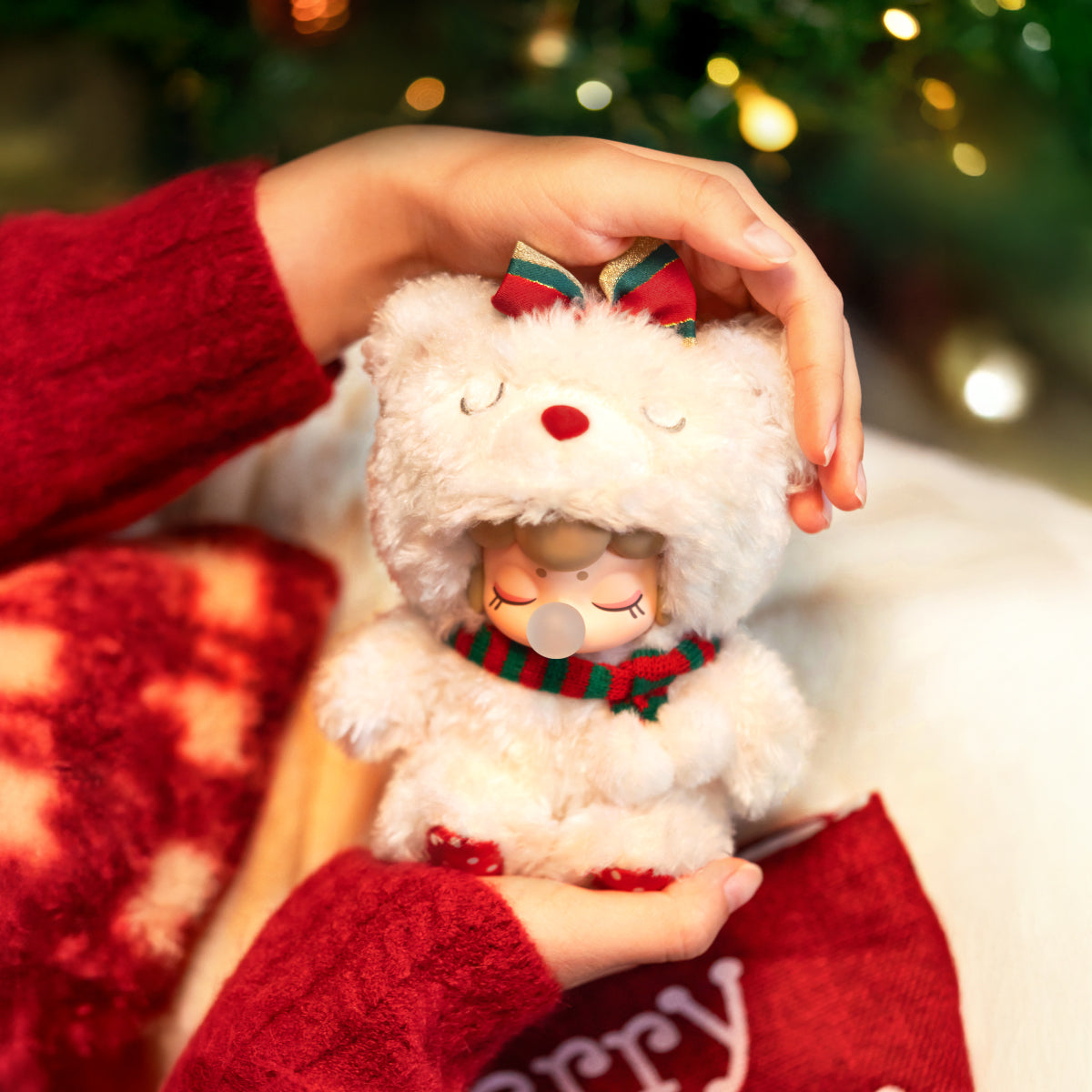 Rolife Nanci Christmas Bear Plush Pendant MN002