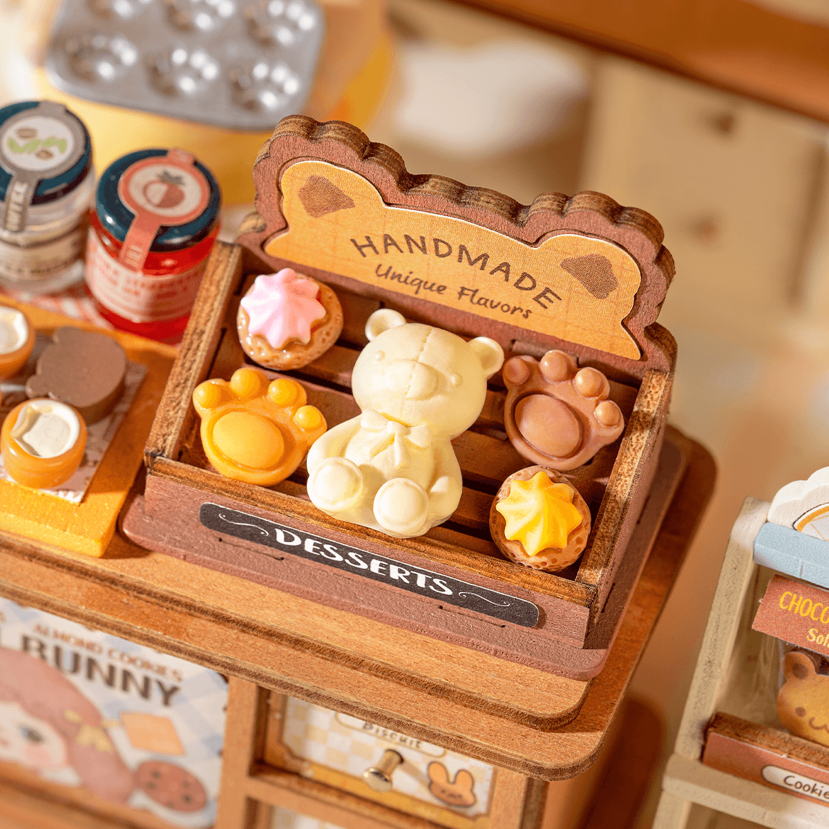 Rolife Cookii Bunny's Cookie Shop DIY Miniature House DG177