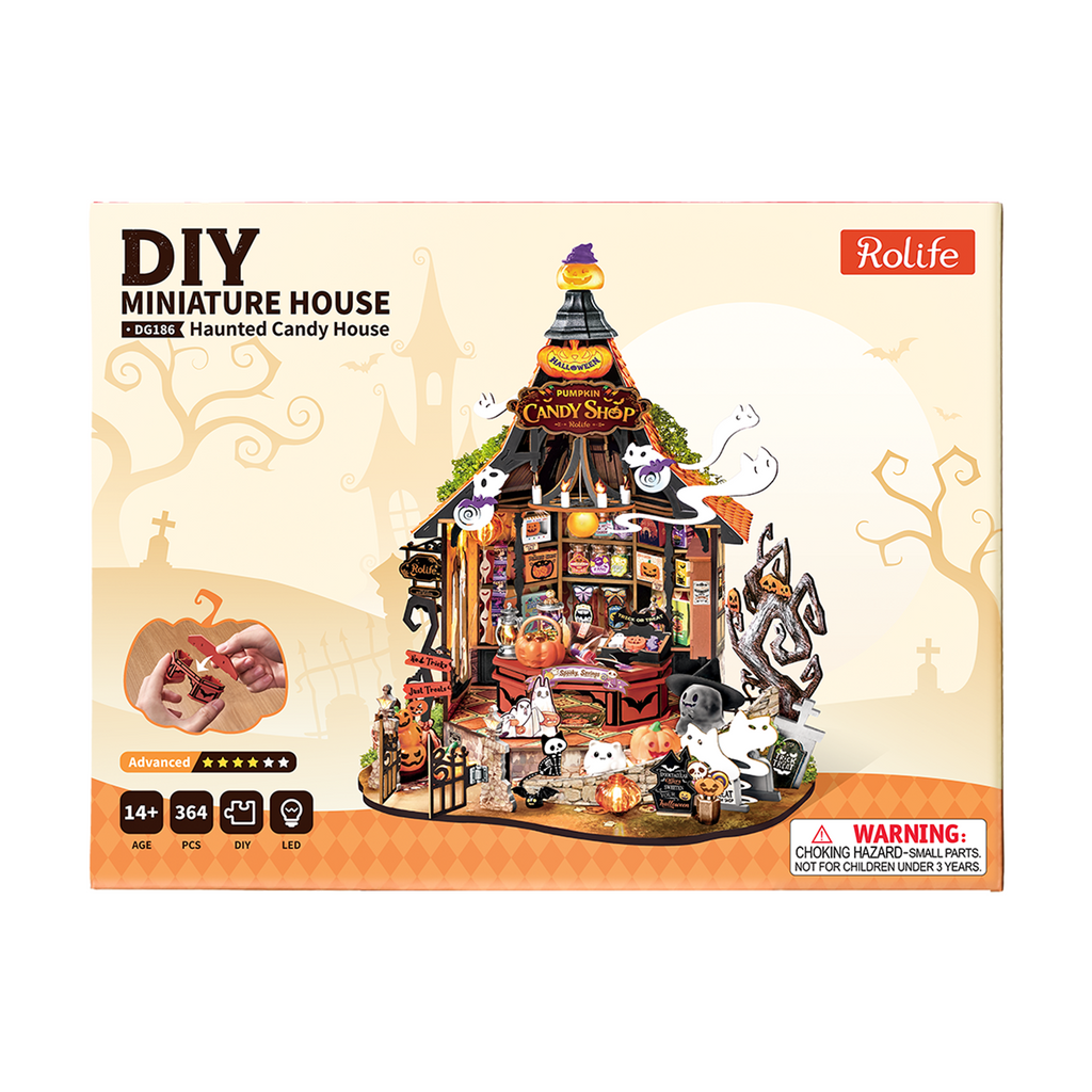 Rolife DIY Miniature House - Haunted Candy House DG186