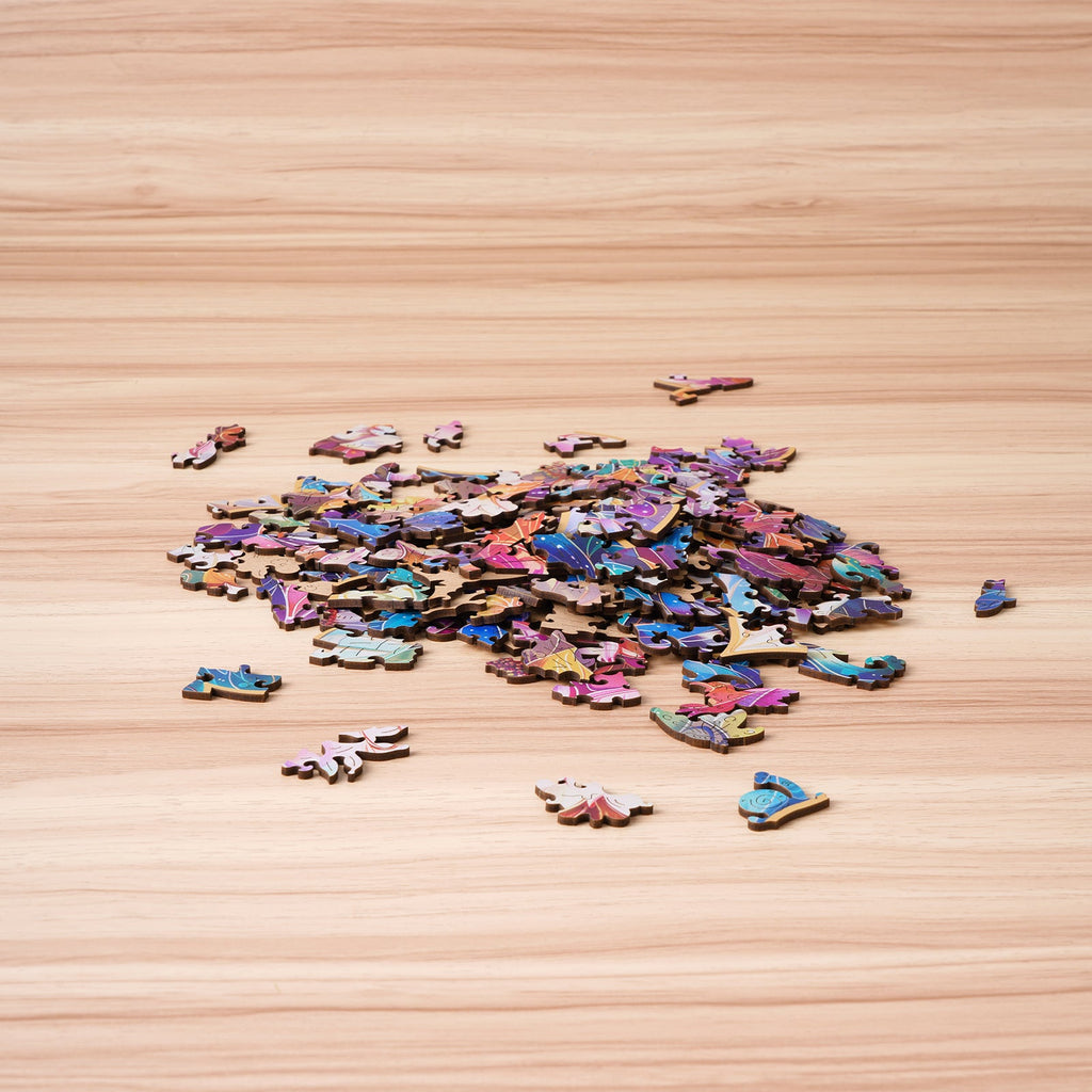 Rowood Wooden Jigsaw Puzzle - Mystic Mandala  Flower