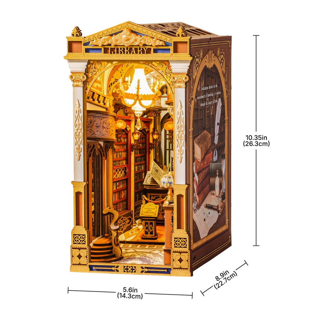 Rolife DIY Book Nook Kit - Library of Wonders TGB16