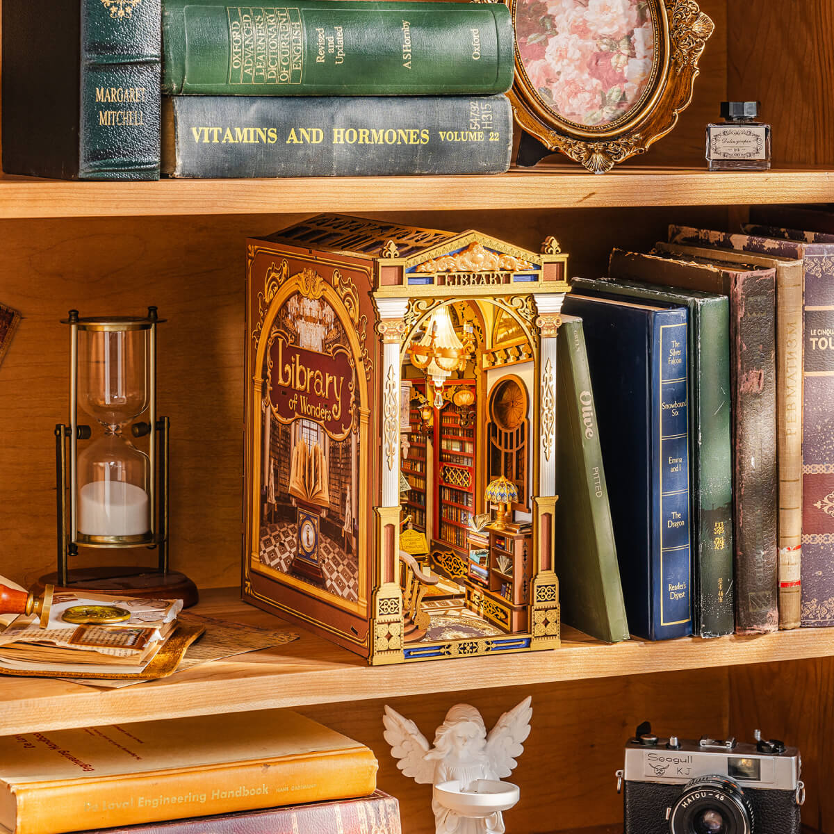 Rolife DIY Book Nook Kit - Library of Wonders TGB16