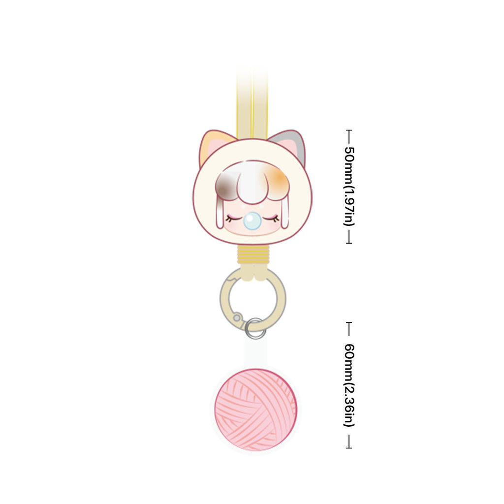 Rolife Phone Chain - Baby Nanci Fluffy Party Cell Phone Strap Blind Box PZC05