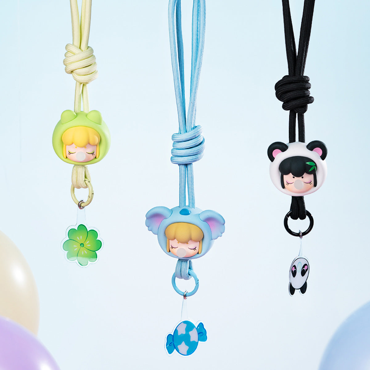 Rolife Phone Chain - Baby Nanci Fluffy Party Cell Phone Strap Blind Box PZC05