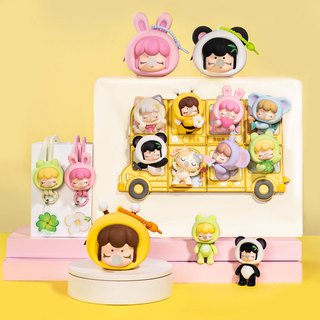 Rolife Phone Chain - Baby Nanci Fluffy Party Cell Phone Strap Blind Box PZC05