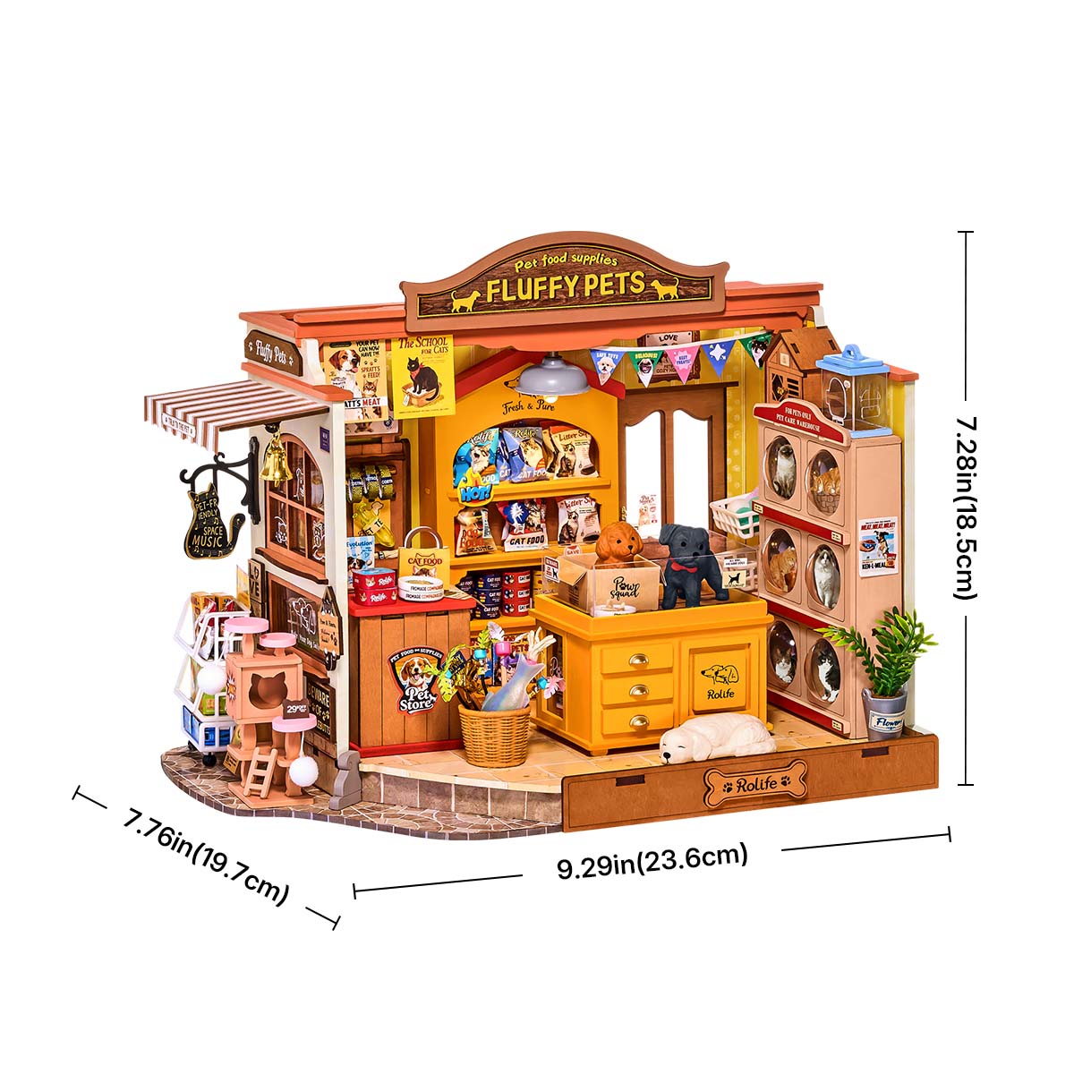 Rolife DIY Miniature House - Fluffy Friends Store DG185