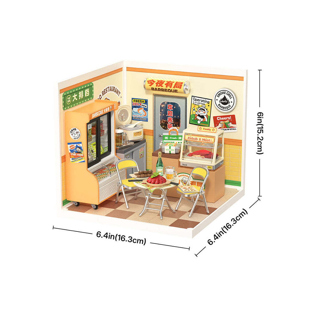 Rolife Night Out Food Stall Super Creator Miniature House DW022