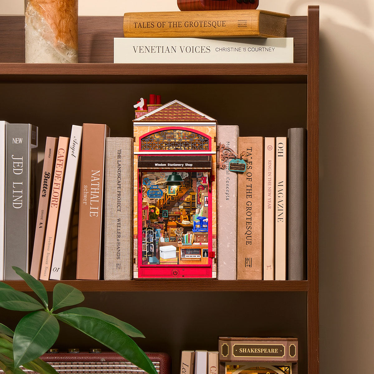 Rolife DIY Book Nook Kit- Wisdom Stationery Shop TGB19