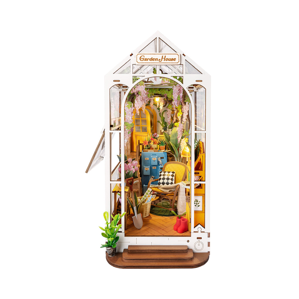 Rolife DIY Book Nook Kit - Holiday Garden House TGB06
