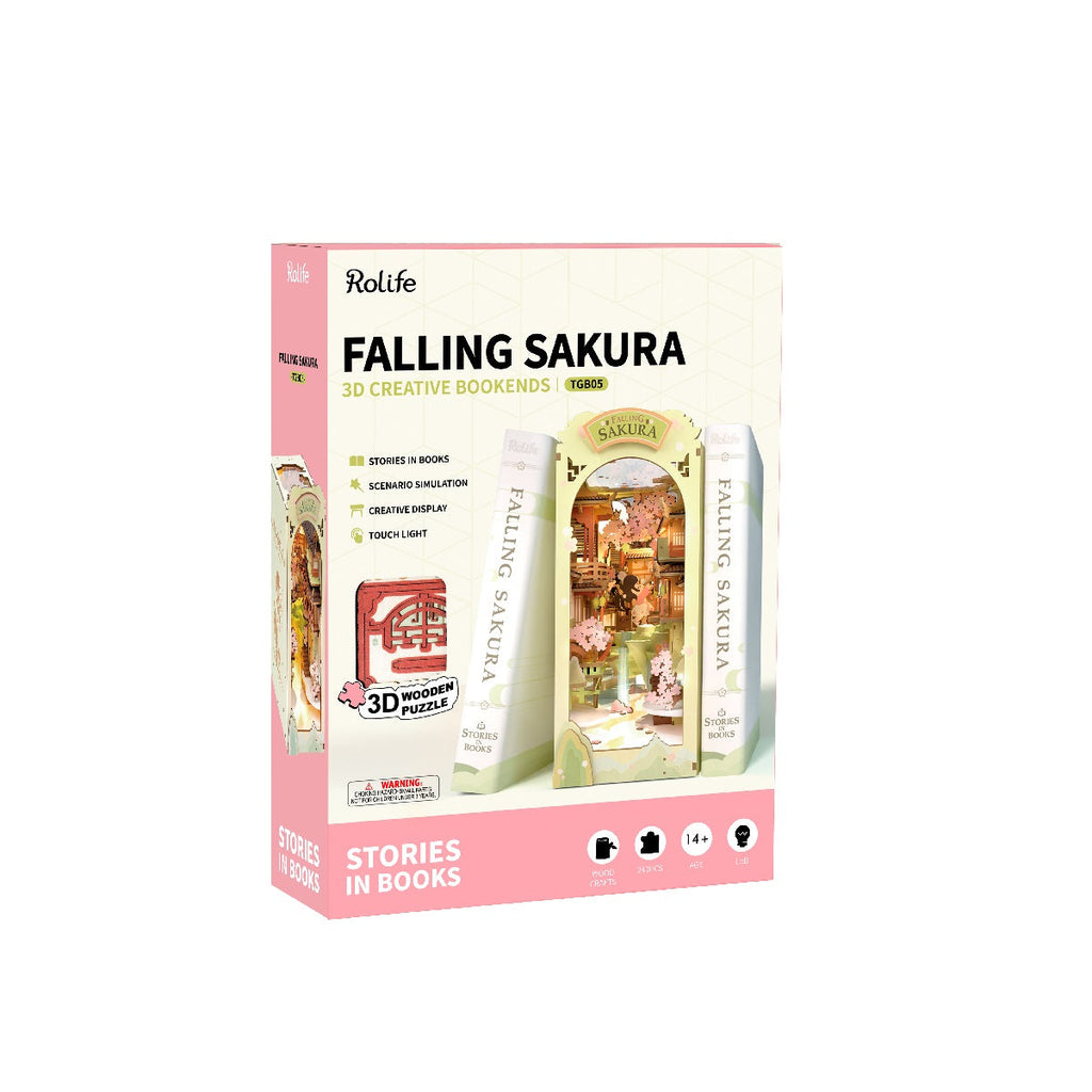 Rolife DIY Book Nook Kit - Falling Sakura TGB05