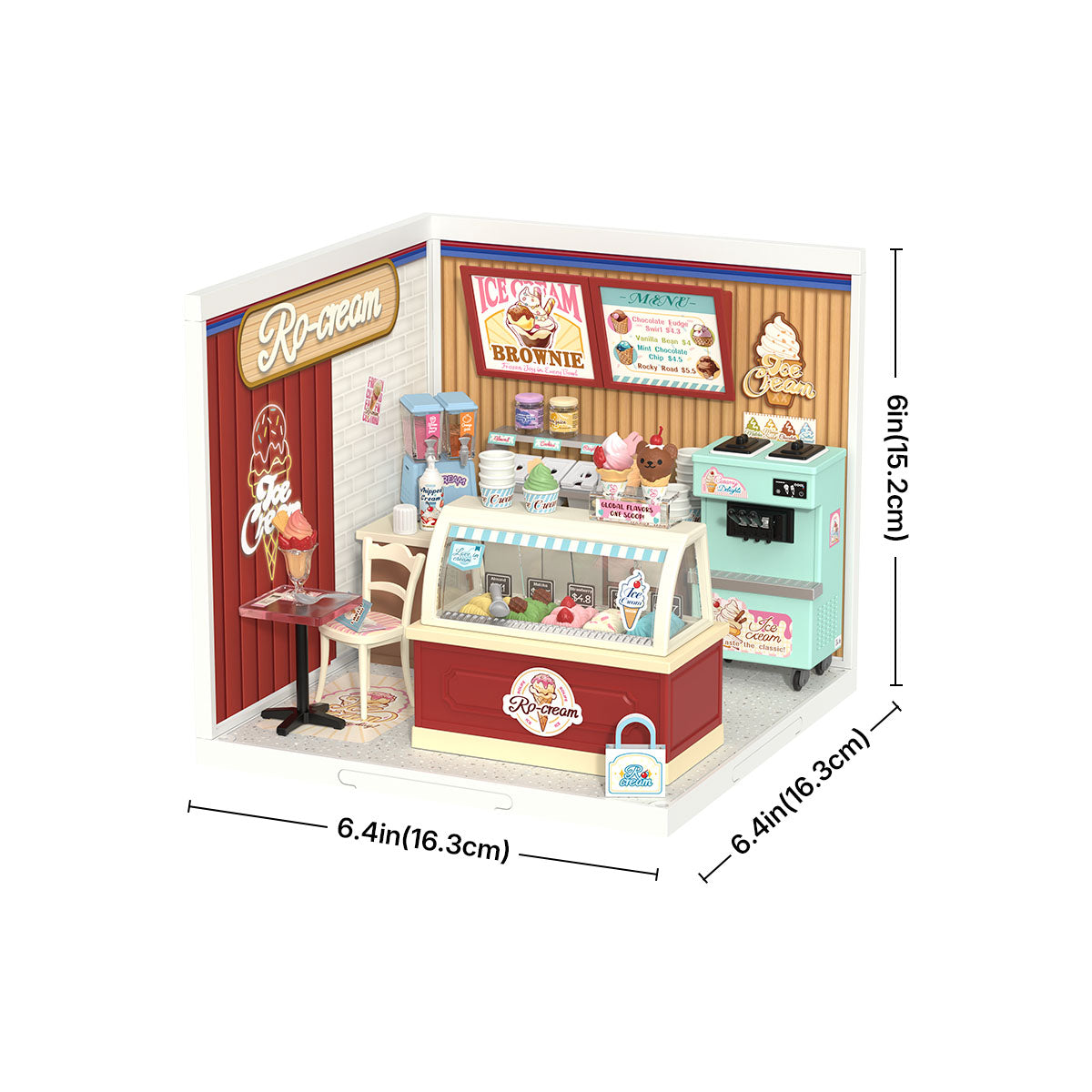 Rolife Flavorful Ice Cream Super Creator Miniature House DW018B
