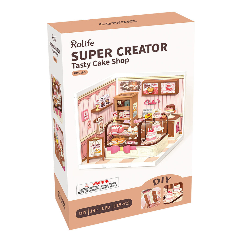Rolife Tasty Cake Shop Super Creator Miniature House DW019B